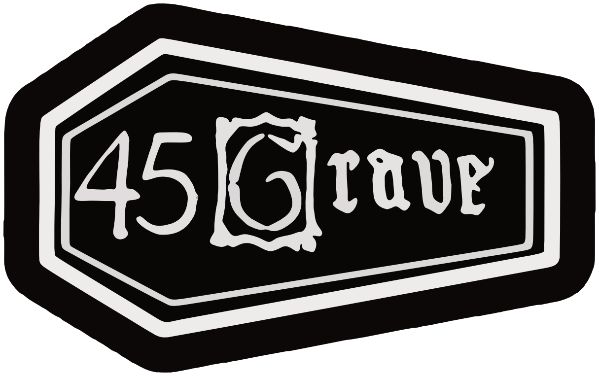 45 Grave Goth Sticker F017S