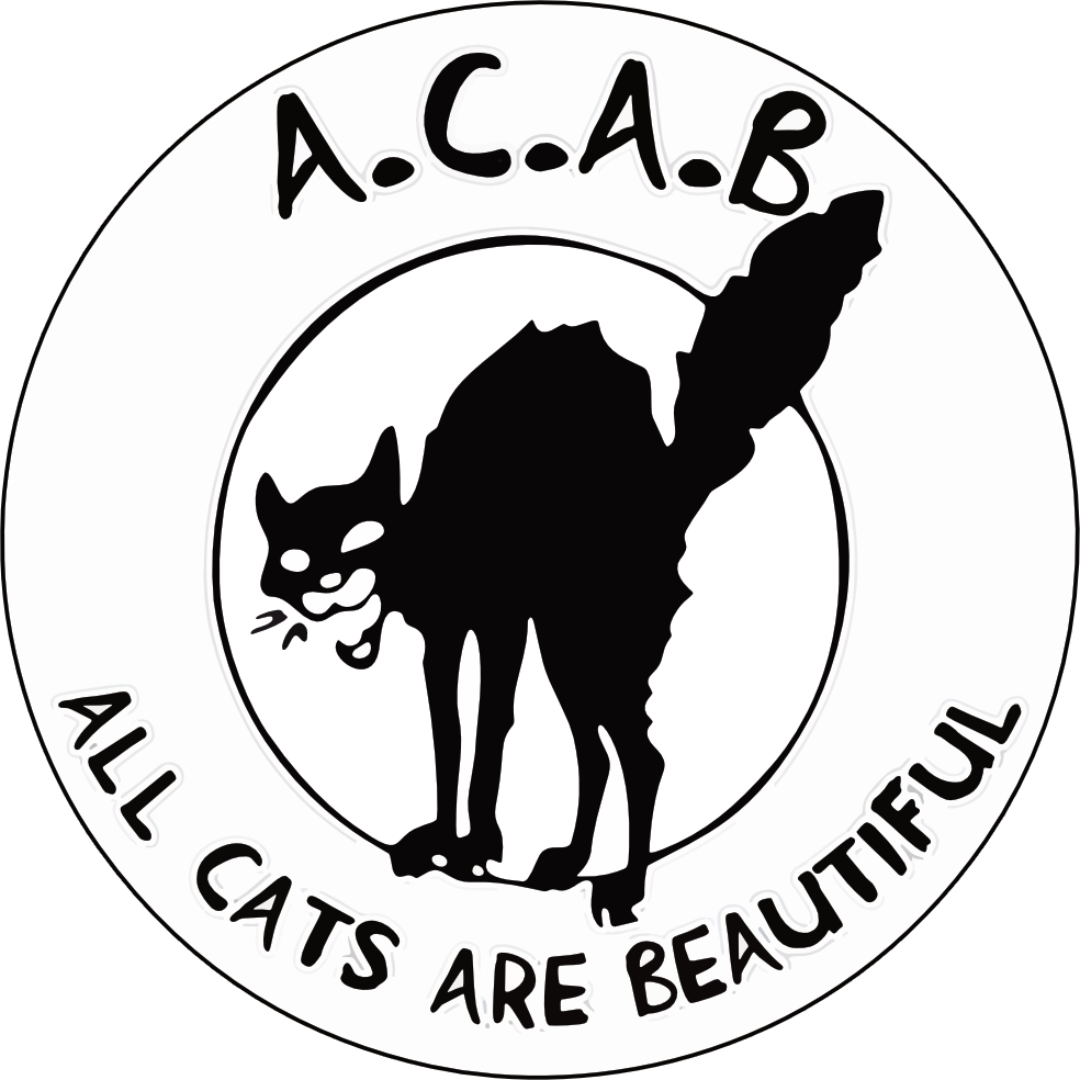 All Cats Are Beautiful Sticker Sabo Cat IWW ACAB S042S