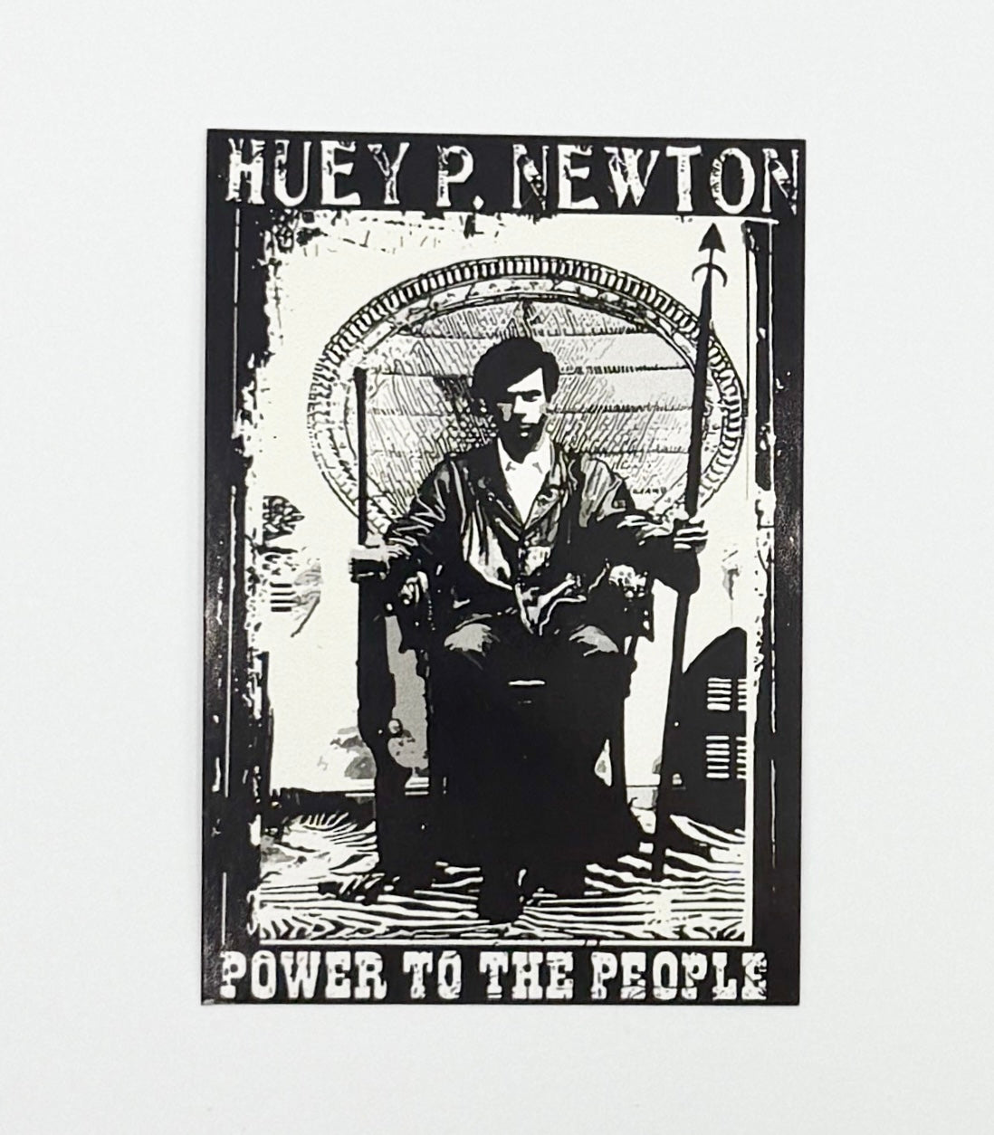 Huey P. Newton Black Panther Party Sticker H005S