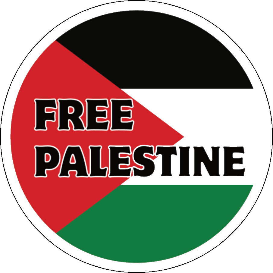 Free Palestine Antifascist Sticker F003S