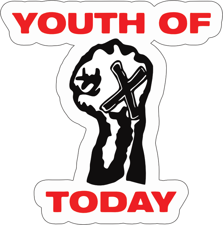 Youth of Today Sticker SXE Hardcore NYHC Straight Edge Y004S
