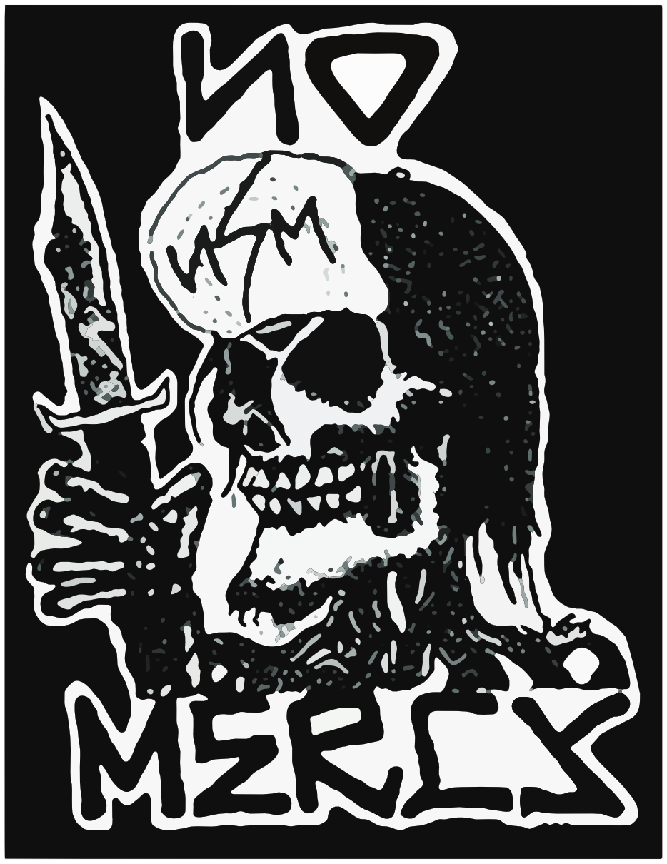 No Mercy Crossover Thrash Sticker N006S