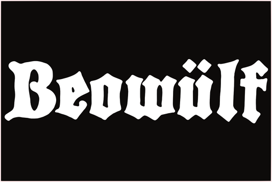 Beowulf Logo Crossover Thrash Sticker B048S