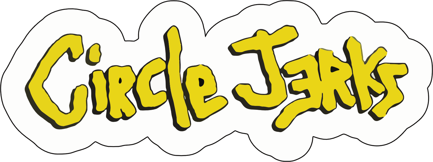 Circle Jerks Logo Punk Sticker C011S