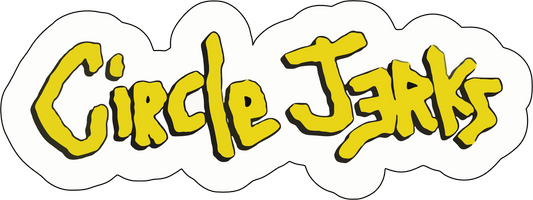 Circle Jerks Logo Punk Sticker C011S
