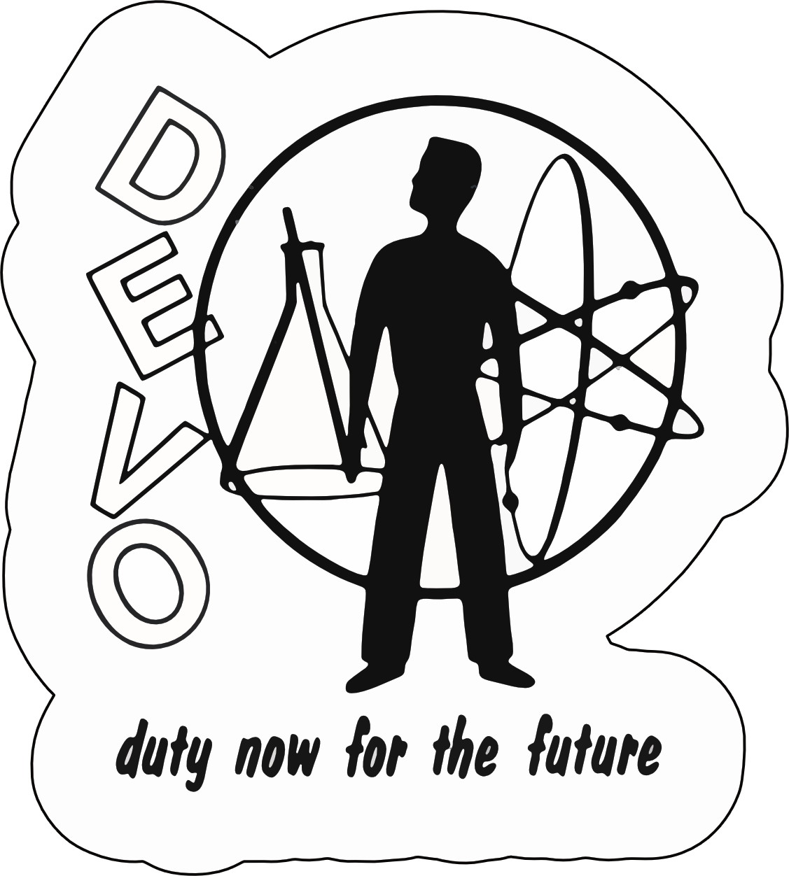 Devo Duty Now For The Future Sticker D024S