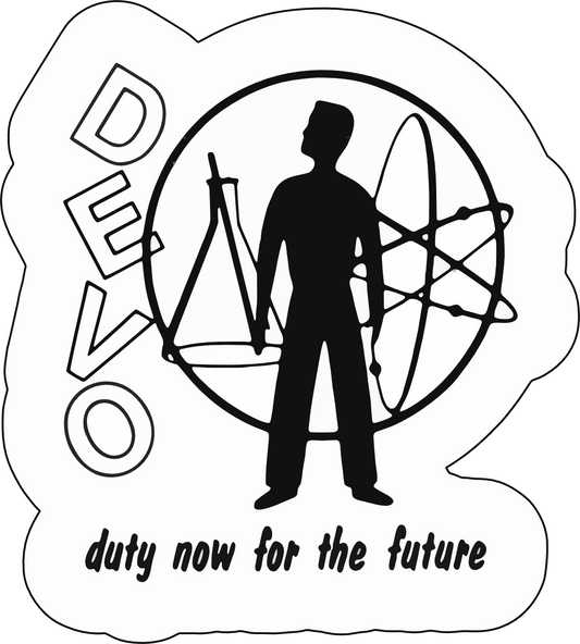 Devo Duty Now For The Future Sticker D024S