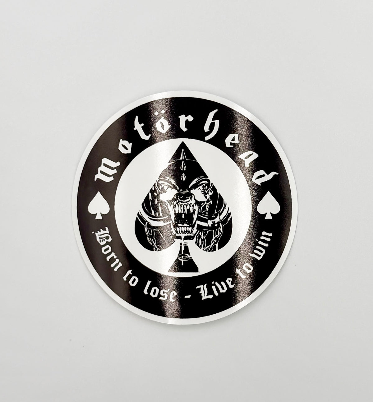 Motorhead Born To Lose Live To Win Sticker M023S