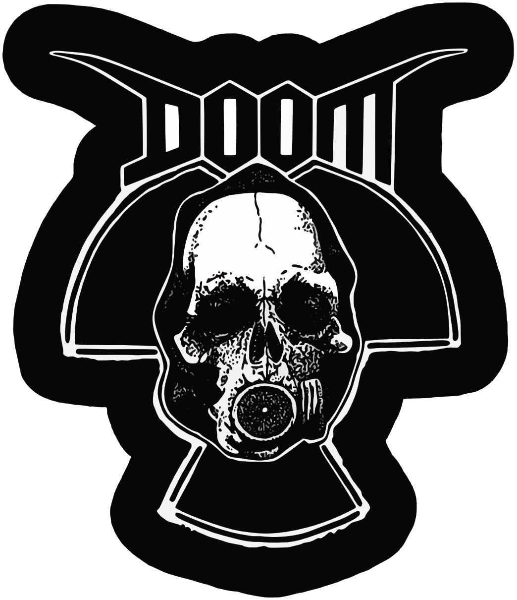 Doom Crust Punk Sticker D033S