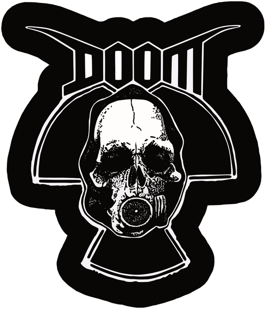 Doom Crust Punk Sticker D033S
