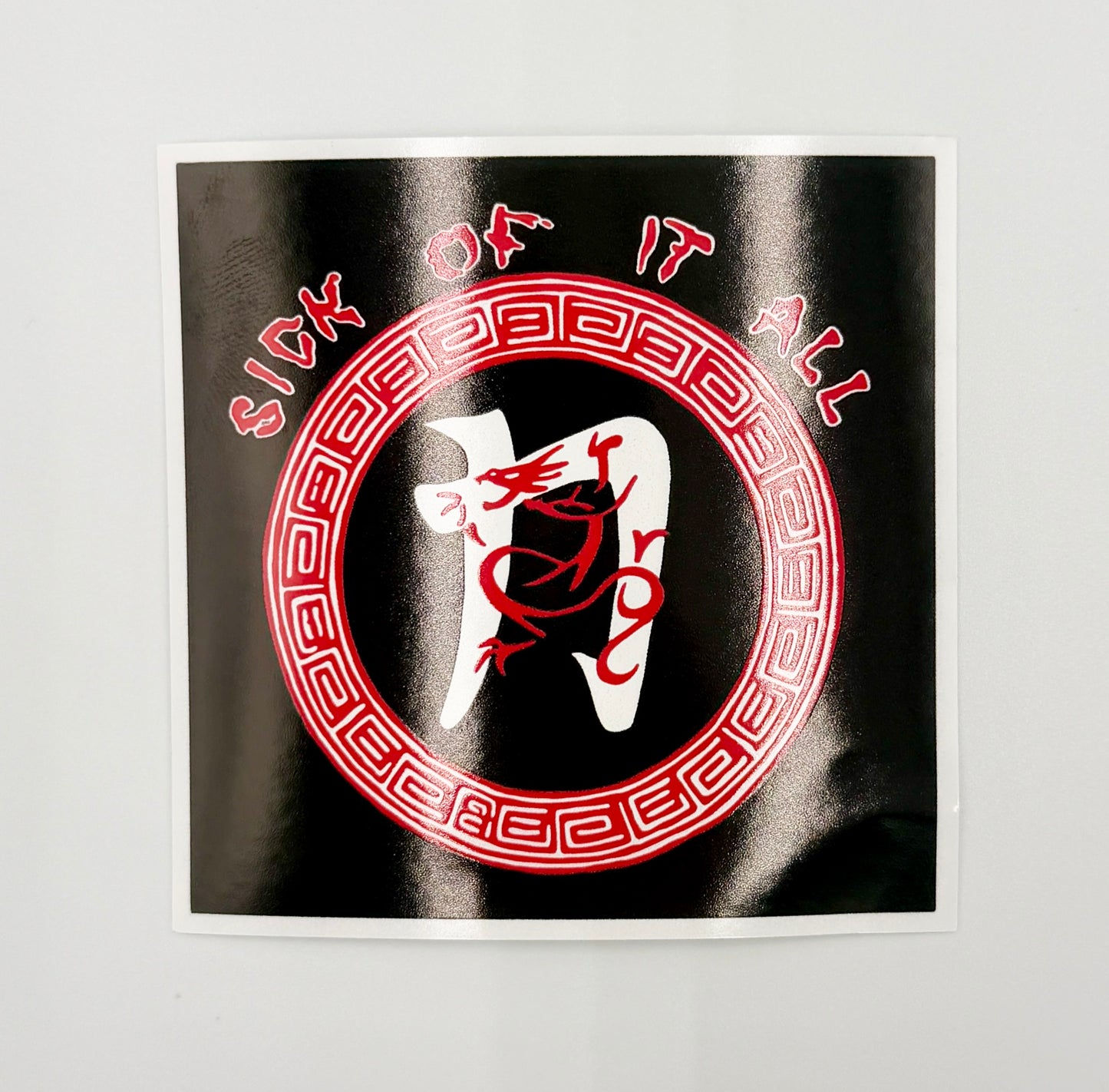 Sick Of It All Logo NYHC Sticker S045S
