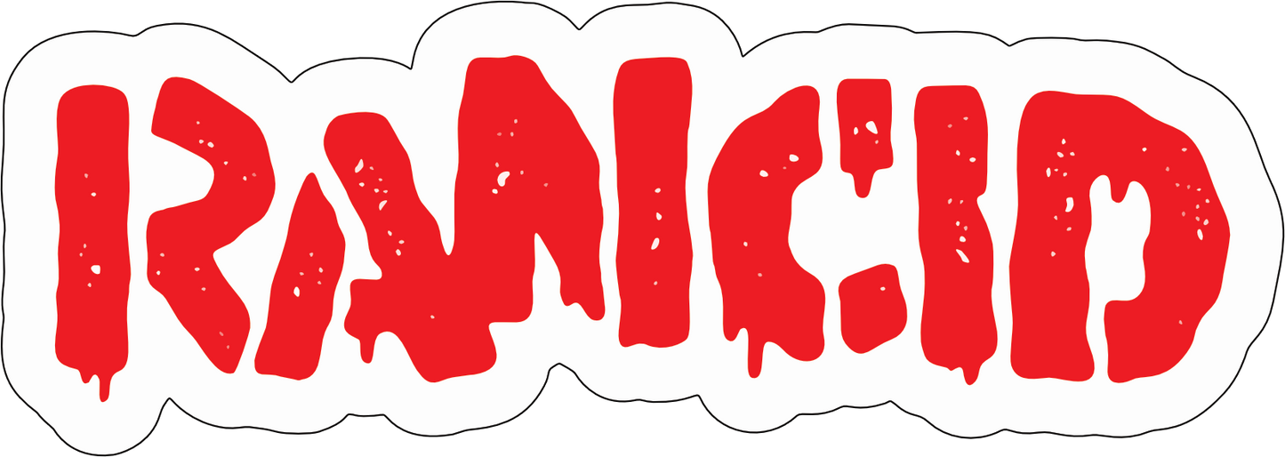 Rancid Logo Punk Rock Sticker R032S