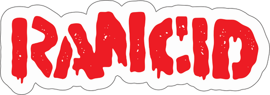 Rancid Logo Punk Rock Sticker R032S