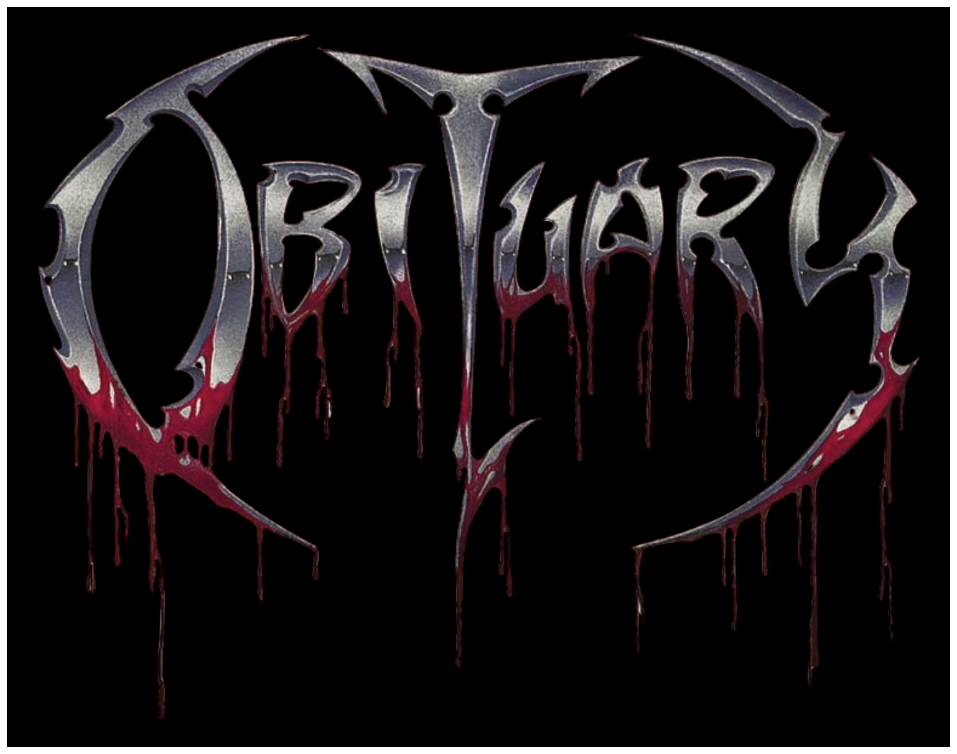 Obituary Death Metal Logo Sticker O002S