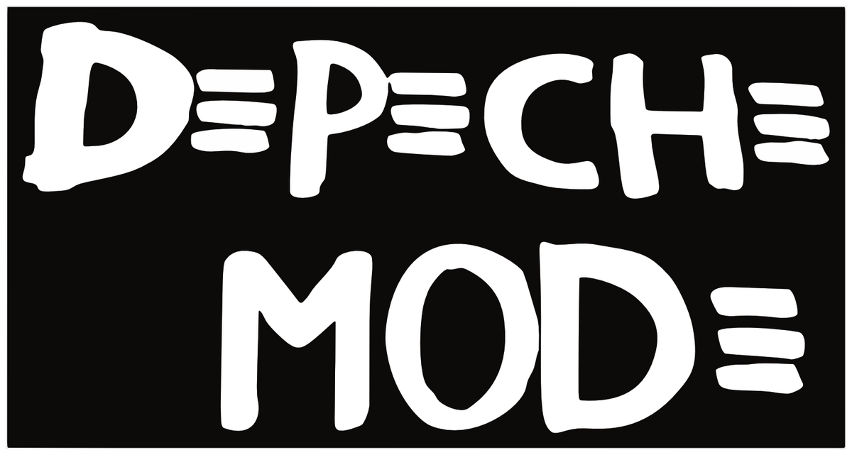 Depeche Mode Logo Sticker D035S