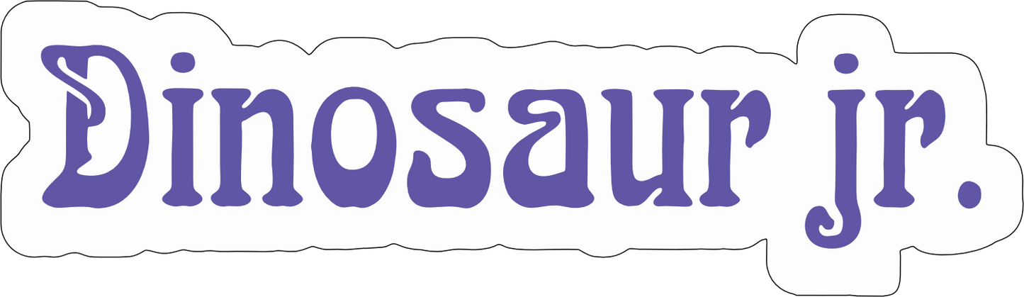 Dinosaur Jr. Logo Sticker D036S