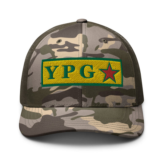 YPG Rojava Camouflage Trucker Hat Cap