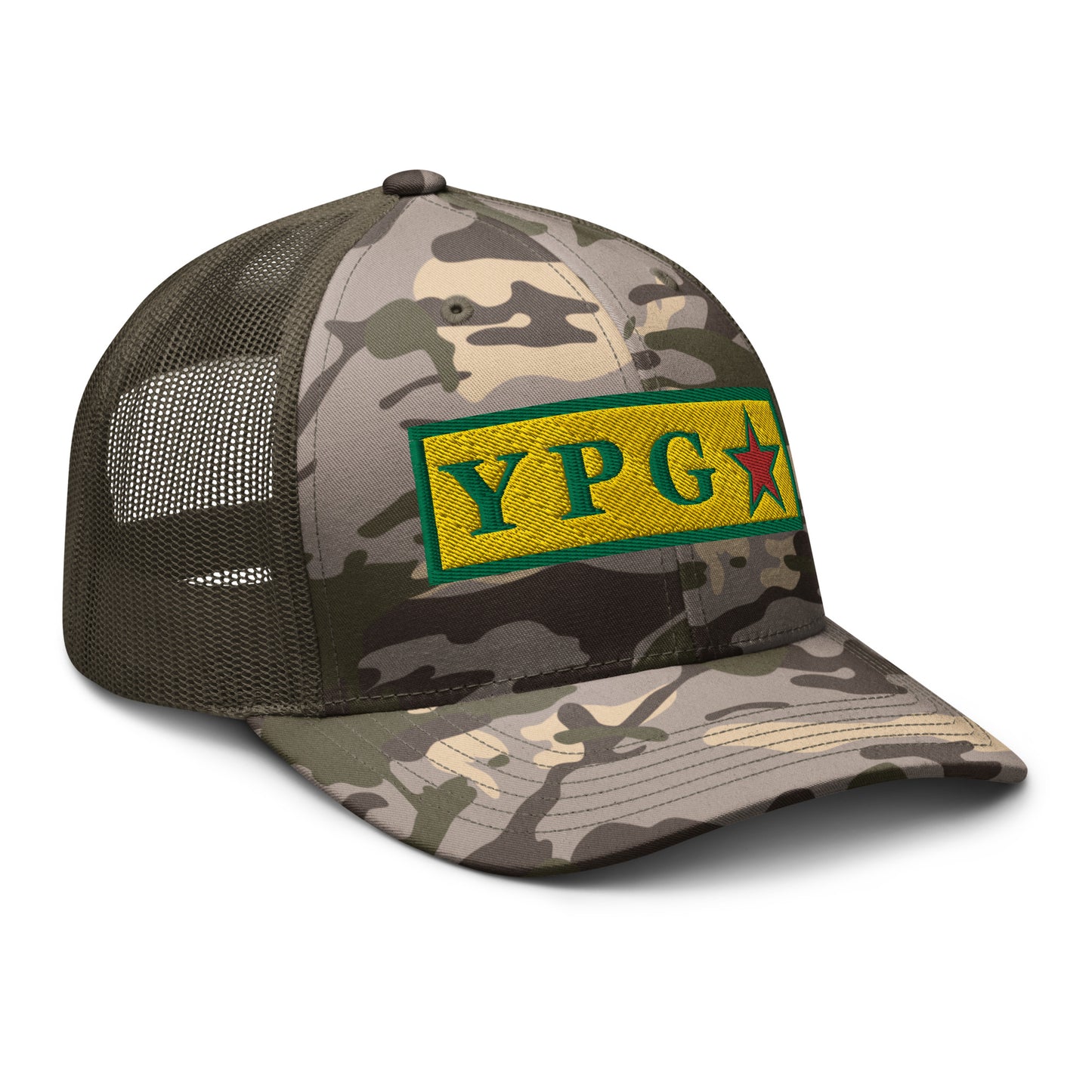 YPG Rojava Camouflage Trucker Hat Cap