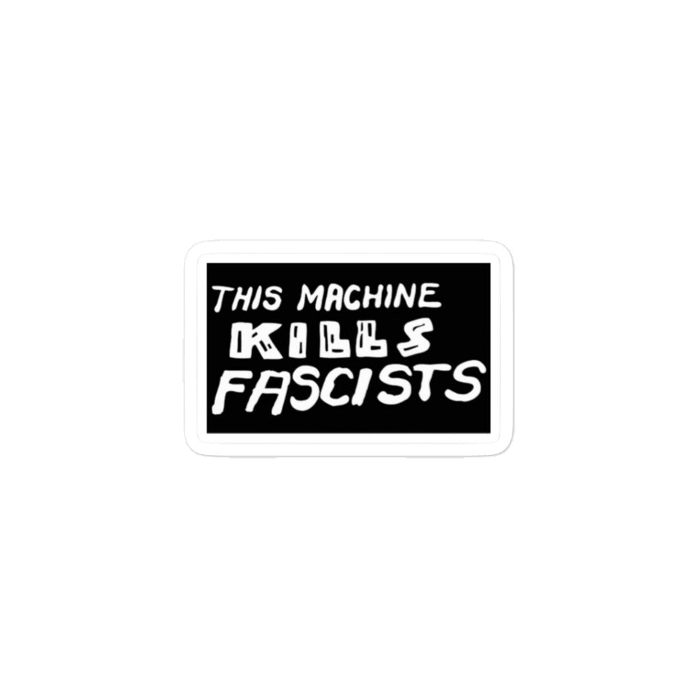 This Machine Kills Fascists Woody Guthrie Sticker