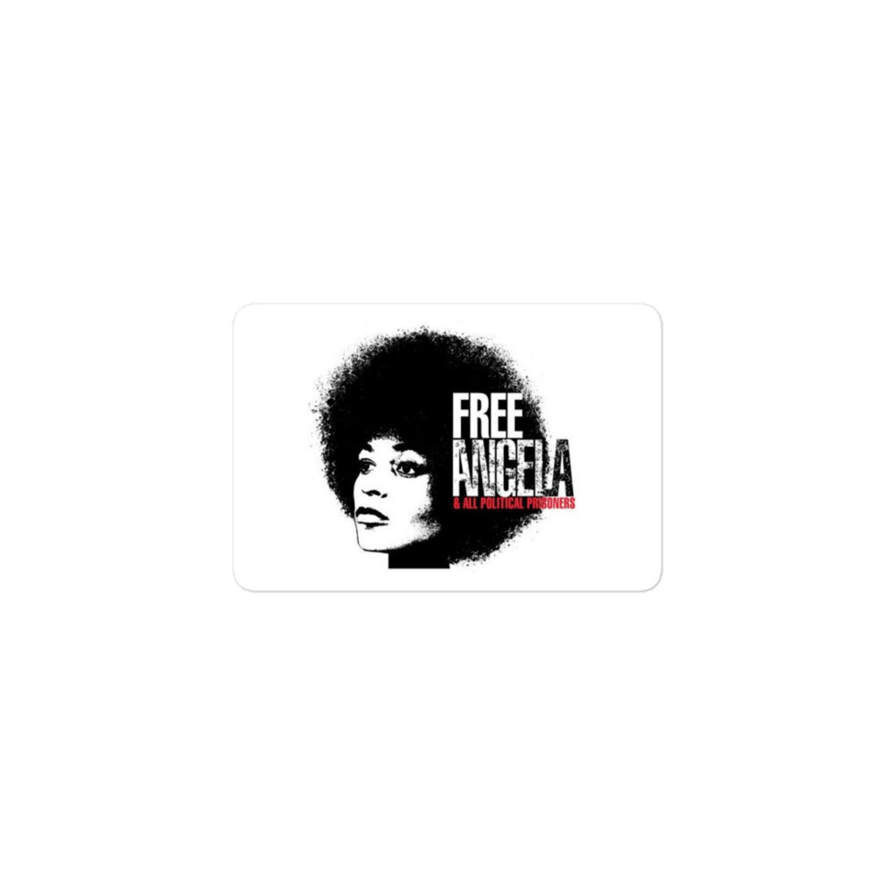 Free Angela Davis Black Panther Party Sticker