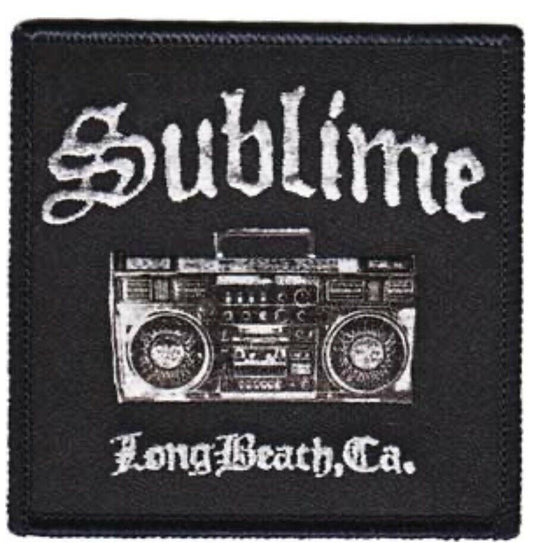 Sublime Boombox Official Embroidered Patch S092P