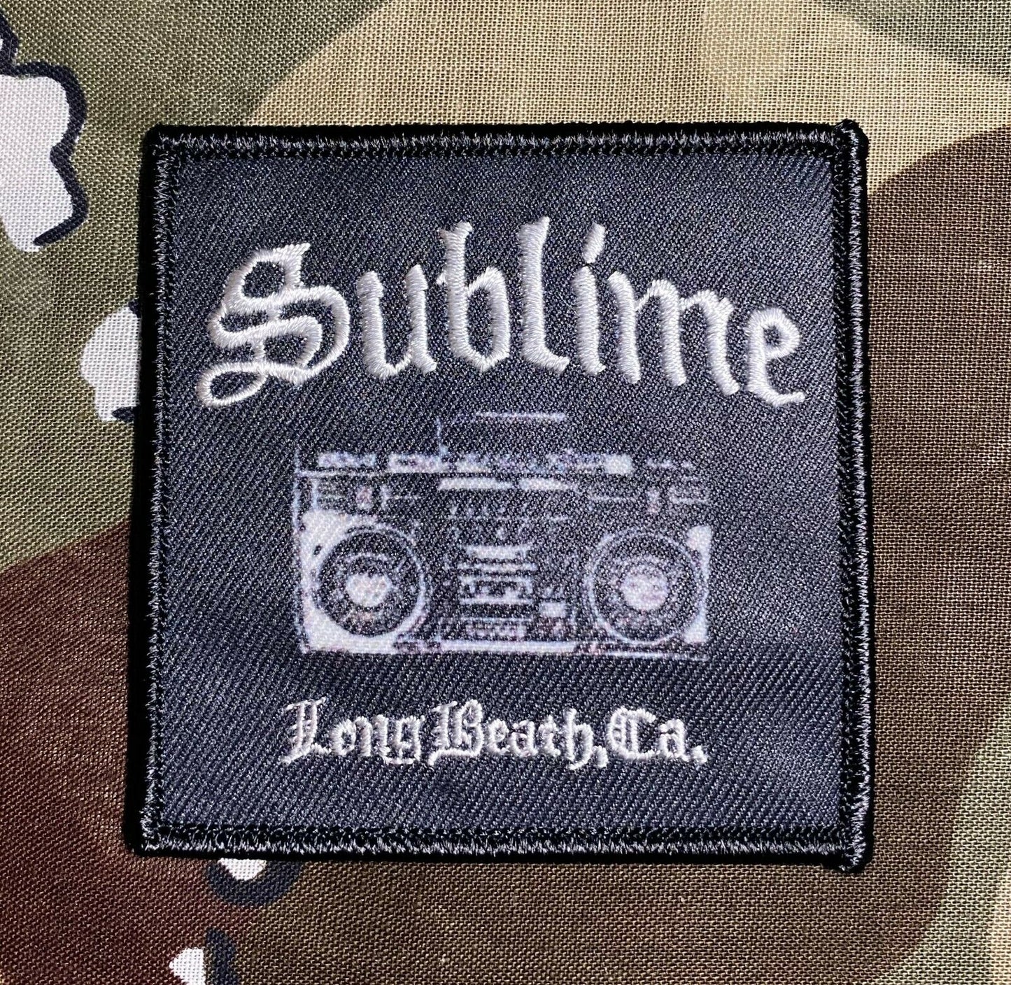 Sublime Boombox Official Embroidered Patch S092P