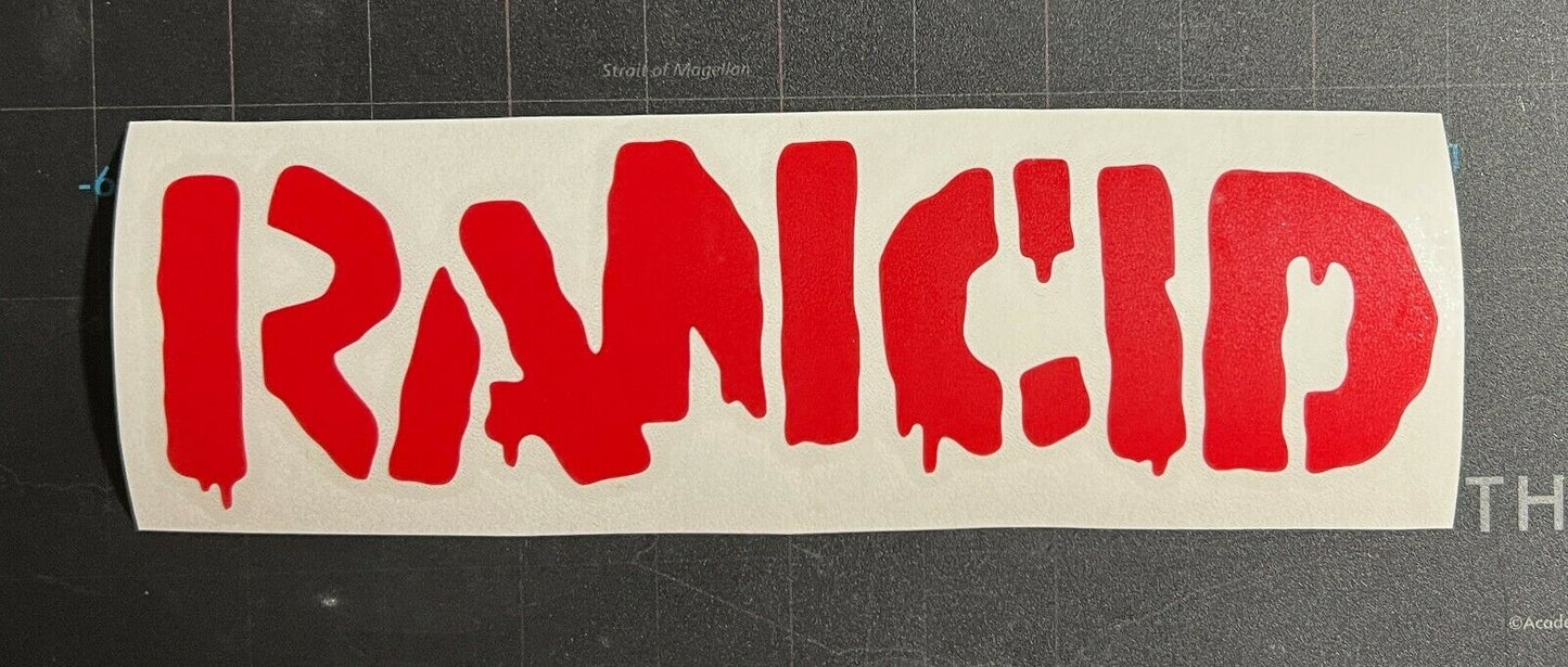 Rancid Spray Paint Punk Vinyl Decal Sticker R012S