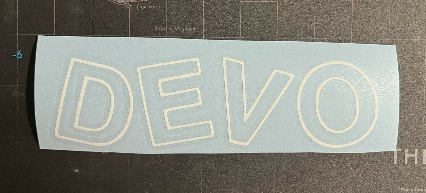 DEVO Vinyl Decal Sticker D012S