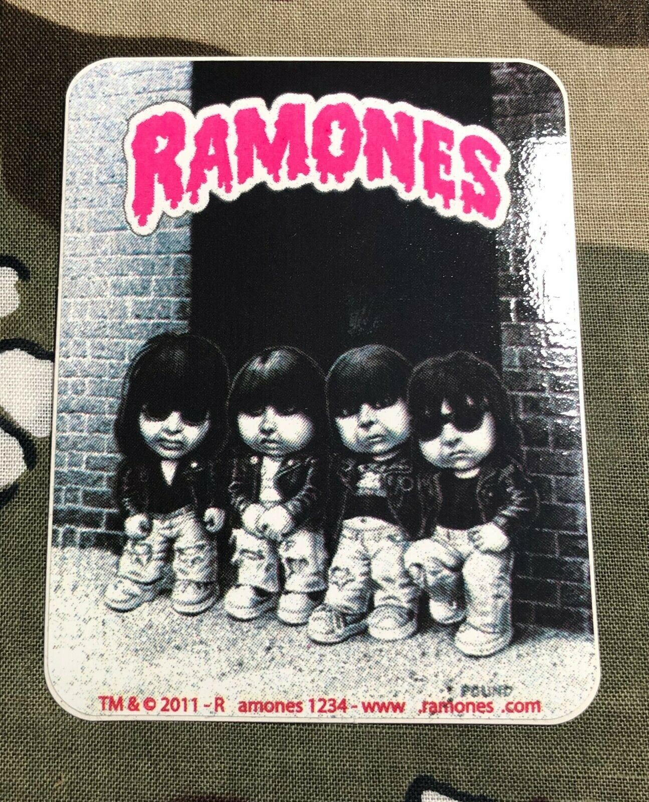 Ramones Garbage Pail Kids Sticker R010S