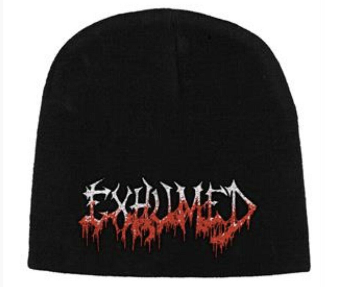 Exhumed Logo Death Metal Embroidered Beanie E001BEAN