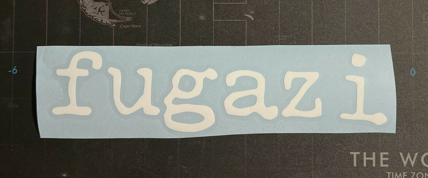 Fugazi Vinyl Decal Sticker F006S