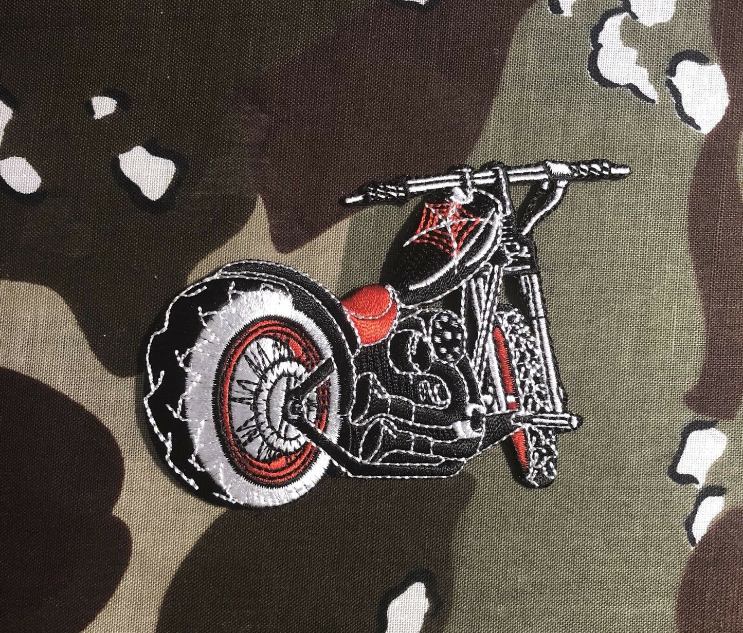 Motorcycle Chopper Embroidered Patch M021P