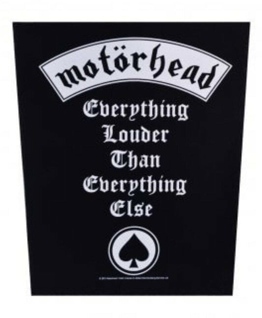 Motorhead Everything Louder Than Everything Else Back Patch M041P