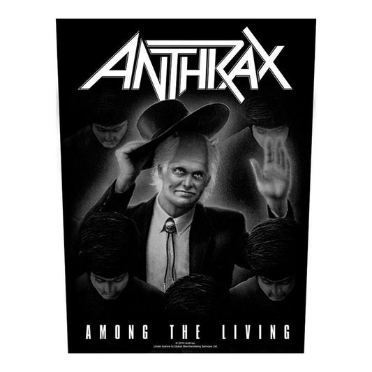 Anthrax Among The Living Printed Back Patch A027P