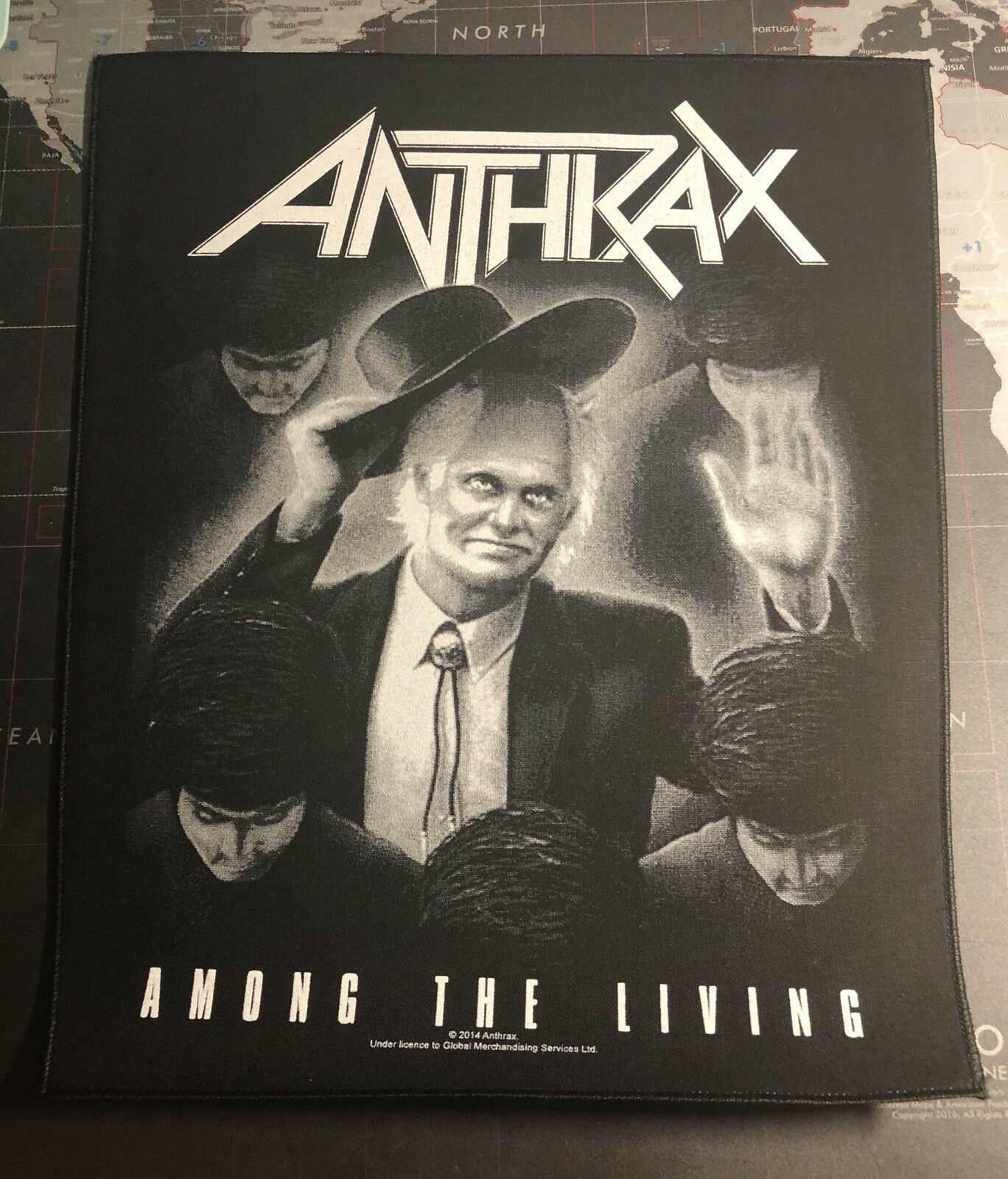 Anthrax Among The Living Printed Back Patch A027P