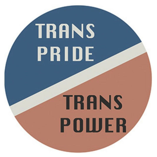 Trans Pride Trans Power LGBTQ Sticker T002S