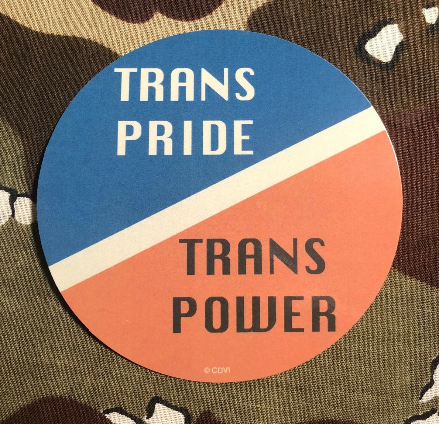 Trans Pride Trans Power LGBTQ Sticker T002S