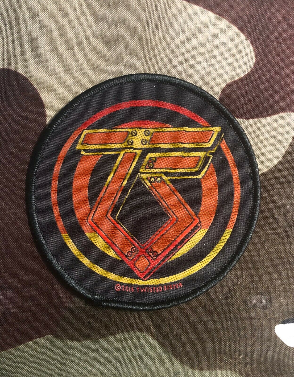 Twisted Sister Woven Patch T003P