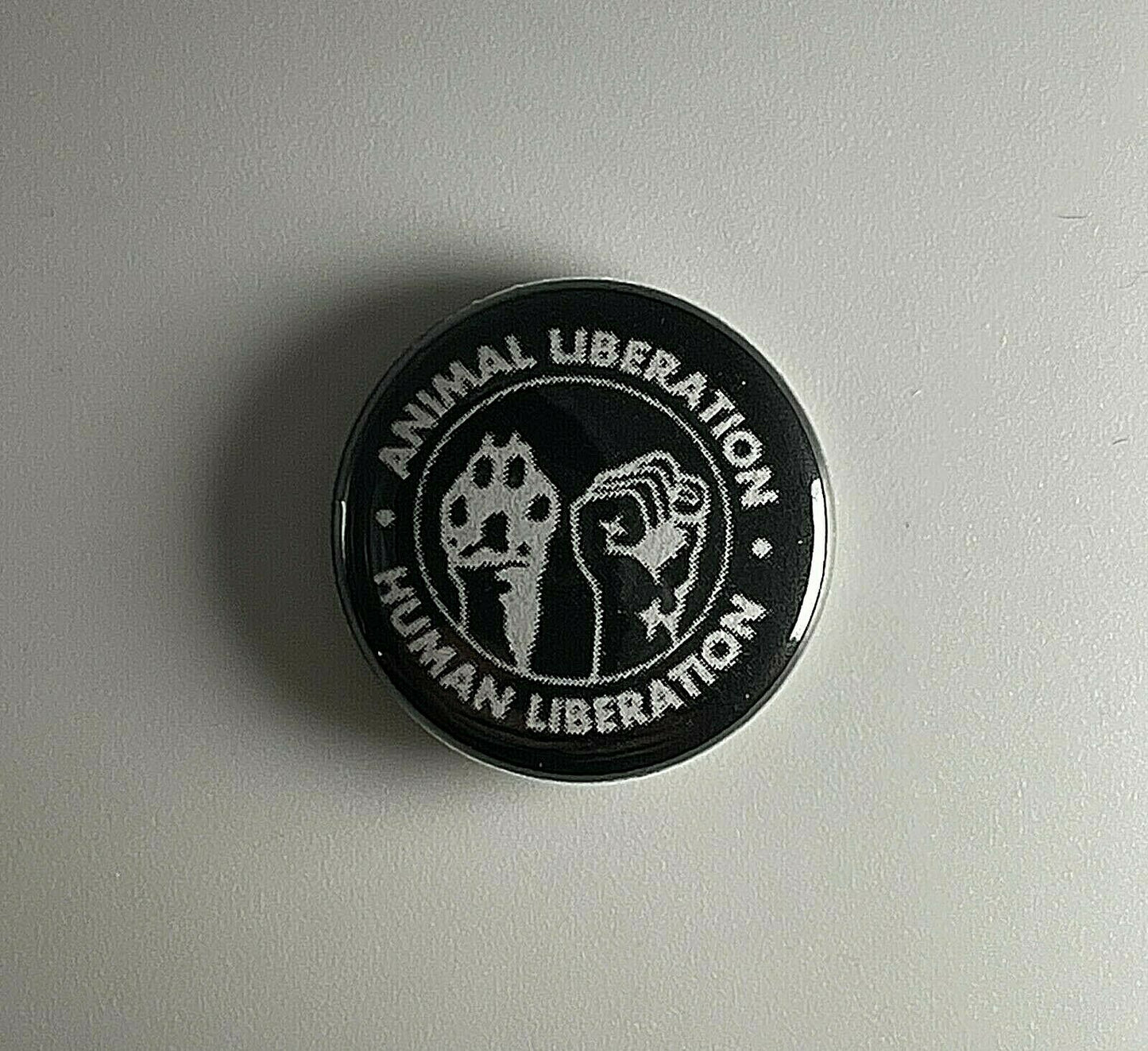 Animal Liberation Vegan Vegetarian Animal Rights 1” Button A005B Badge Pin