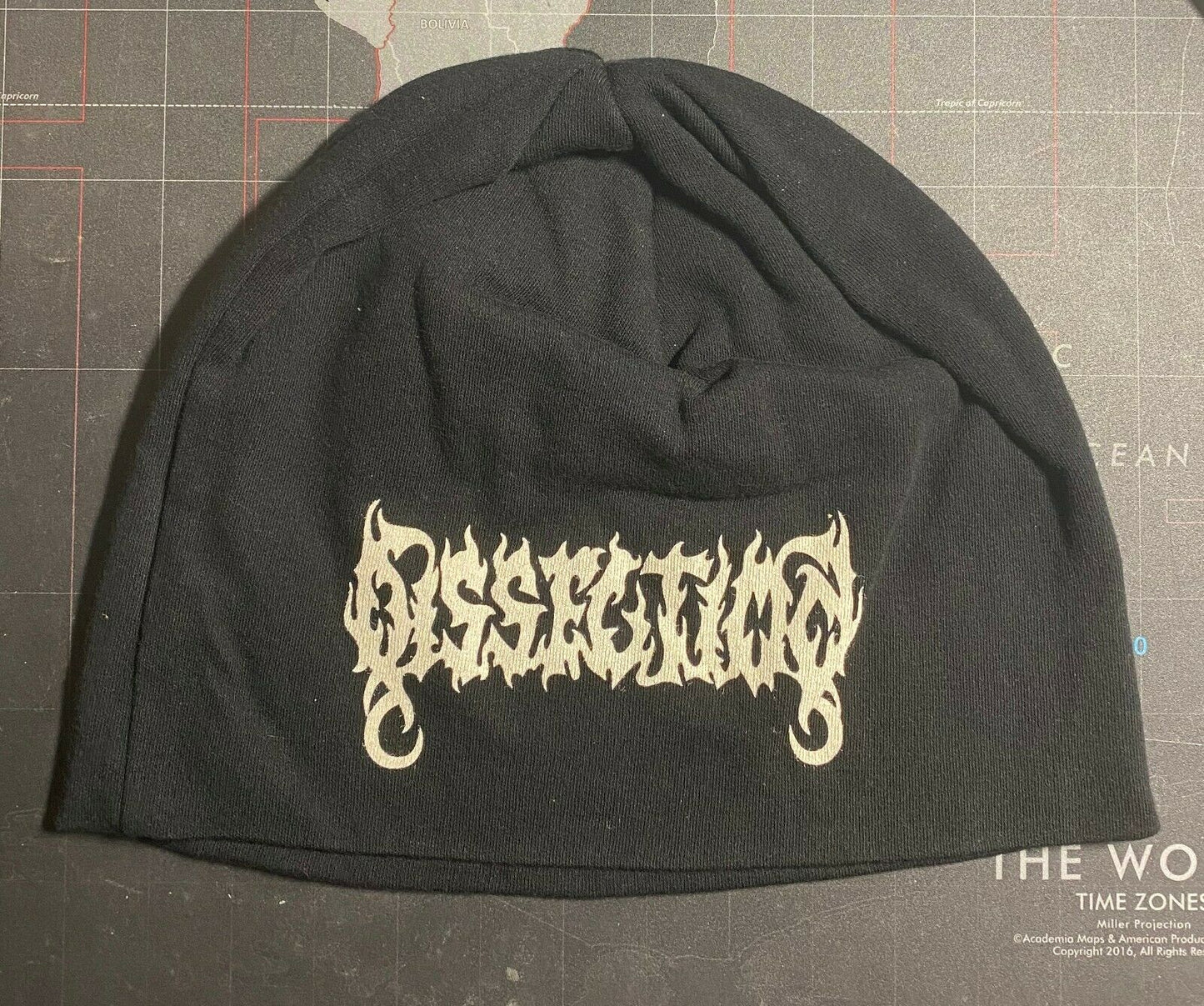 Dissection Black Metal Silk Screened Beanie D006BEAN