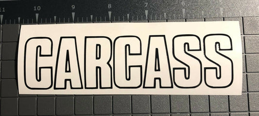 Carcass Vinyl Decal Rub On Sticker C003S