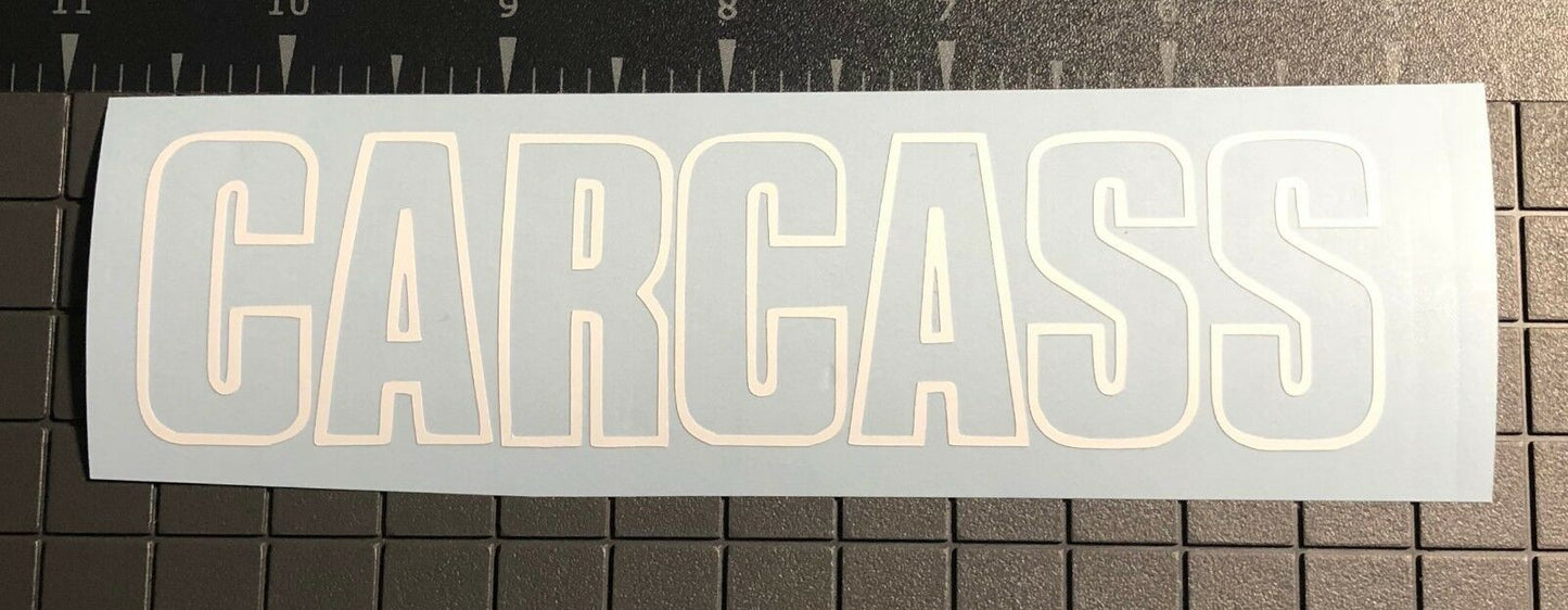 Carcass Vinyl Decal Rub On Sticker C003S