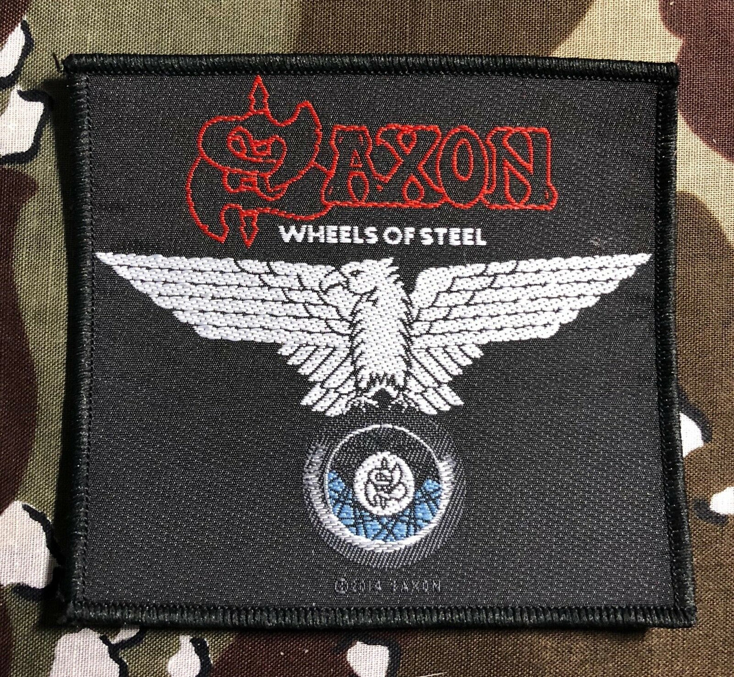 Saxon Wheels Of Steel Official Woven Patch S061P