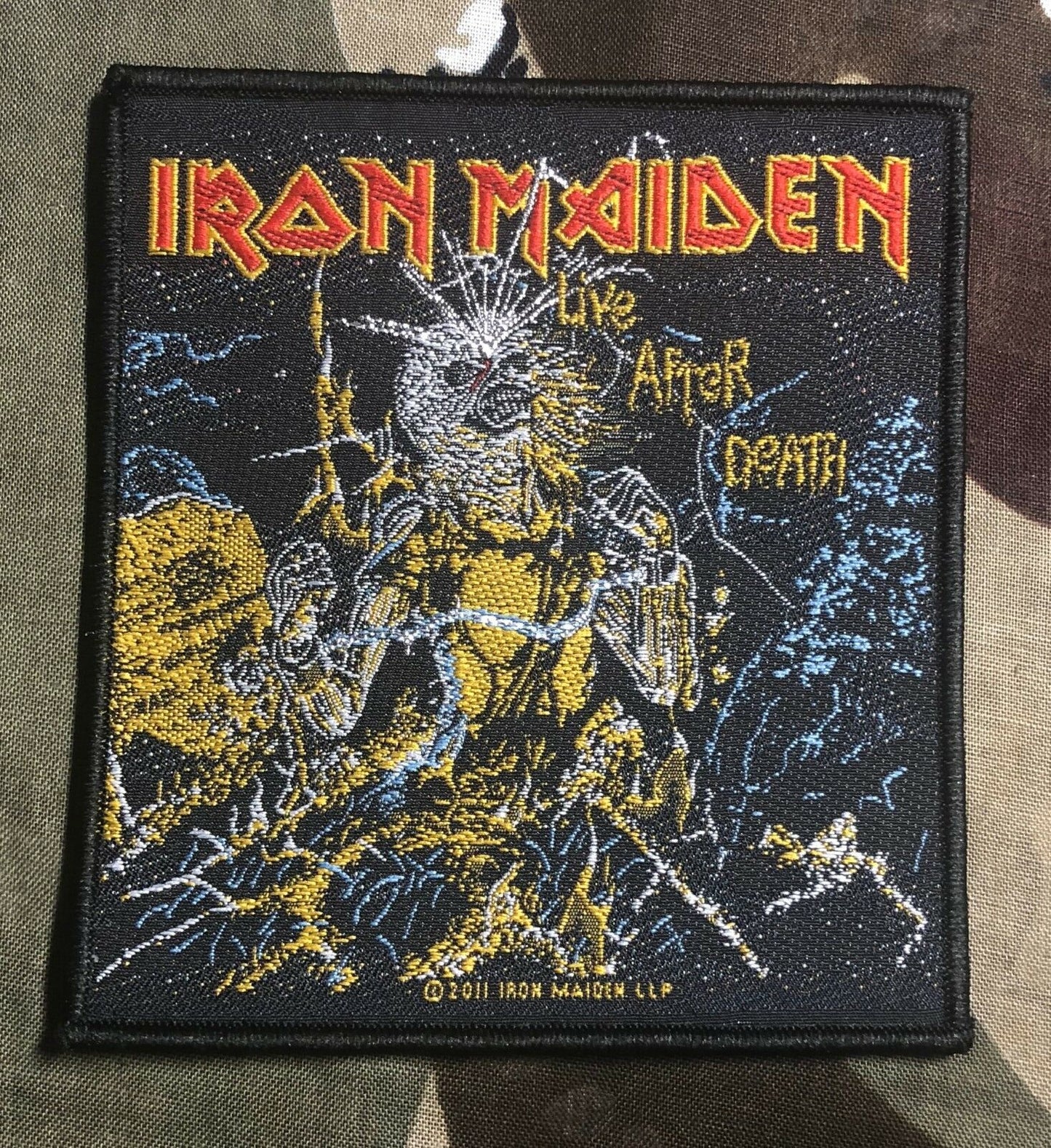 Iron Maiden Live After Death Woven Patch I012P