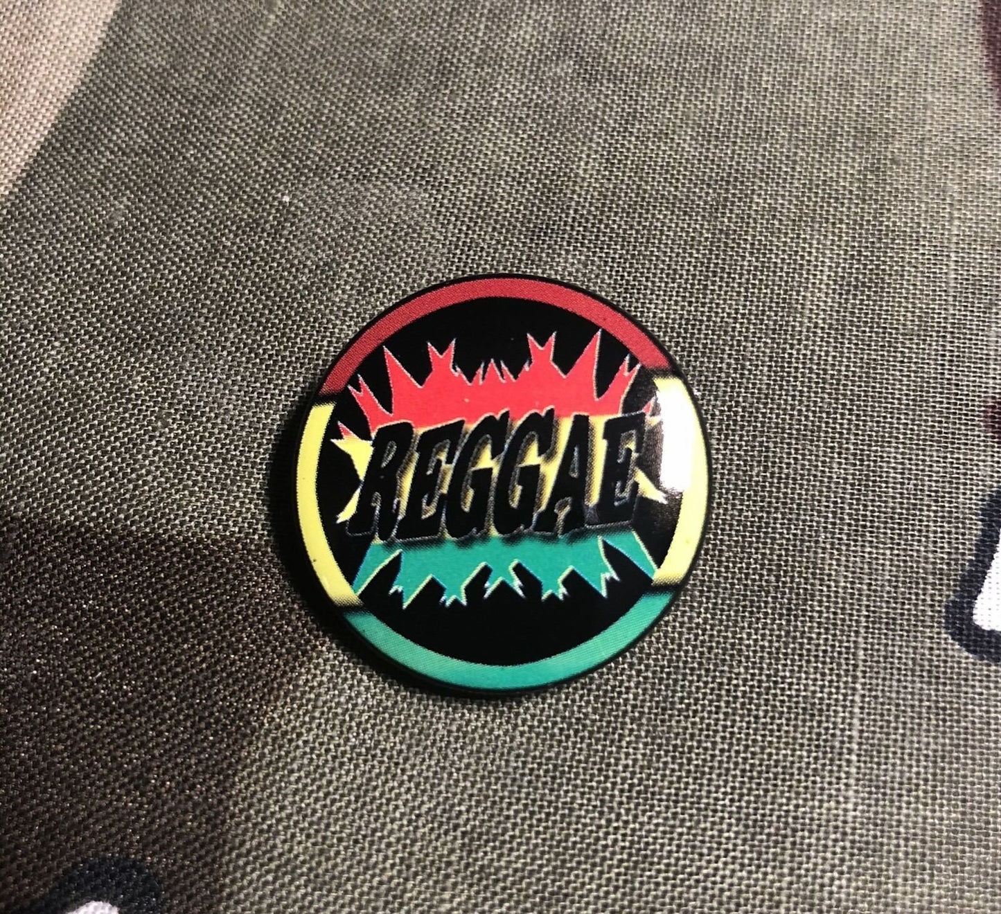 Reggae 1” Button R006B Badge Pin