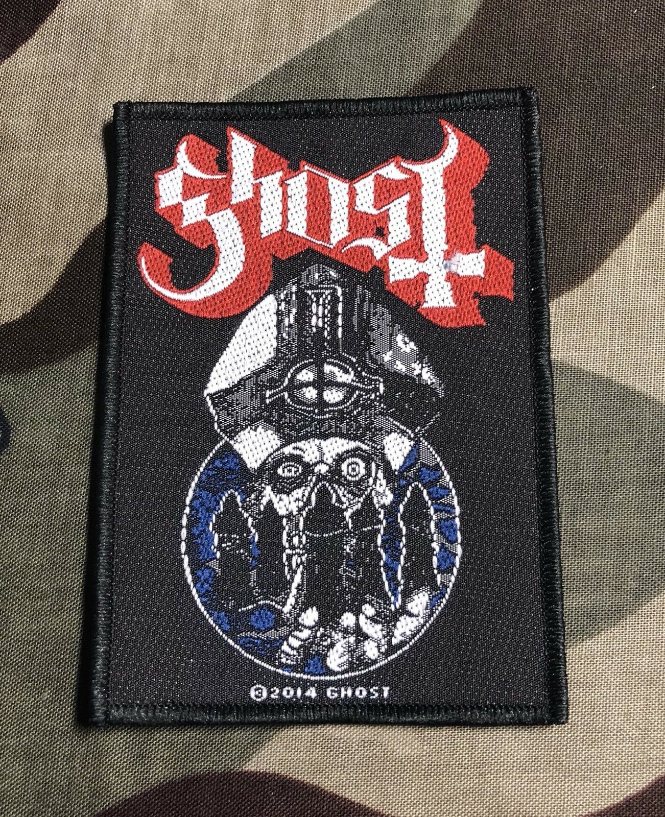 Ghost BC Warriors Woven Patch G014P