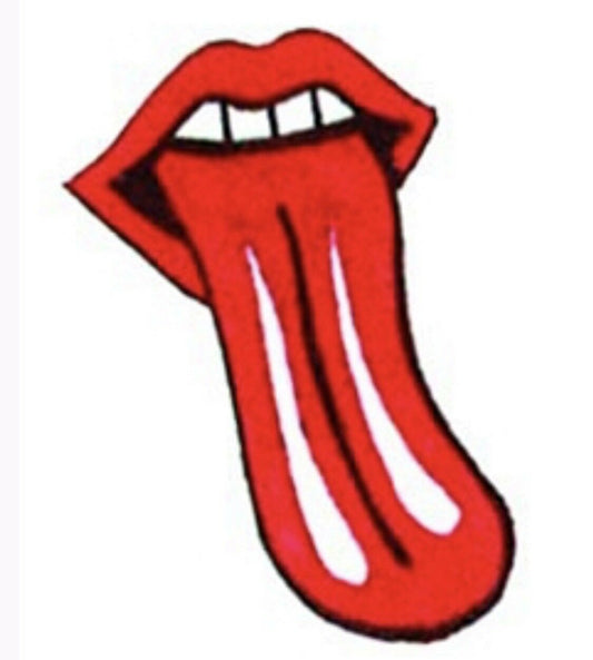 Rolling Stones Style Tongue Embroidered Patch T012P