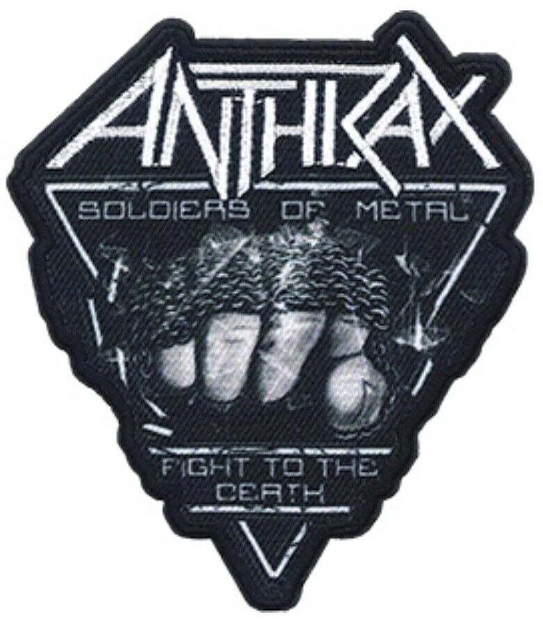 Anthrax Fist Full Of Metal Embroidered Woven Patch A098P