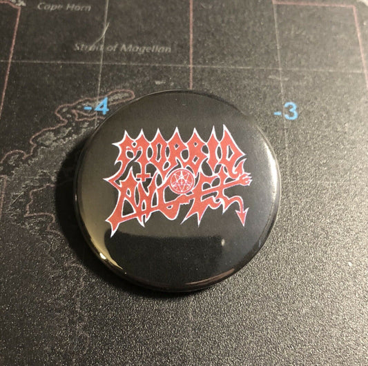 Morbid Angel Logo 1.5” Button M001B15