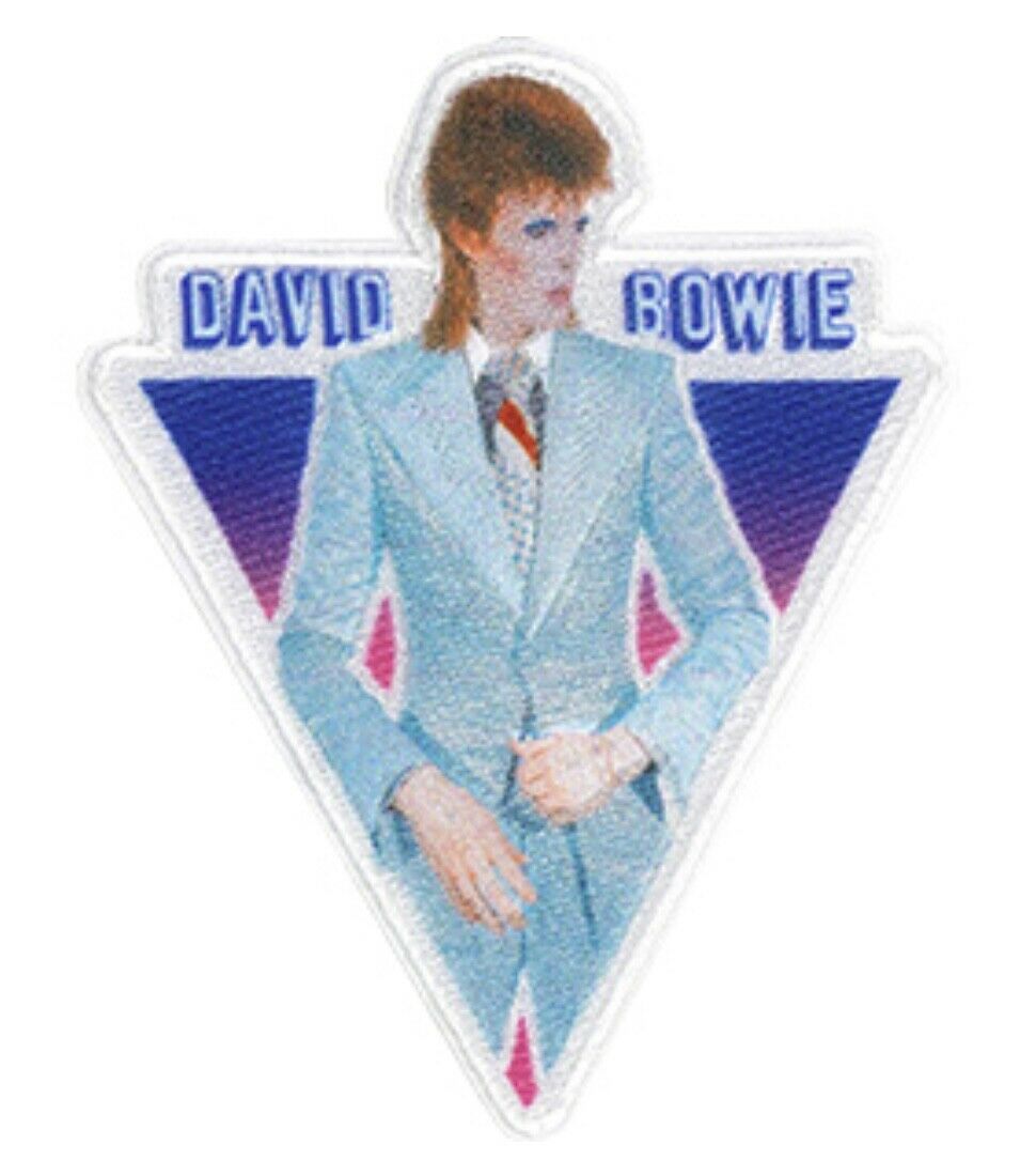 David Bowie Woven Embroidered Patch B067P